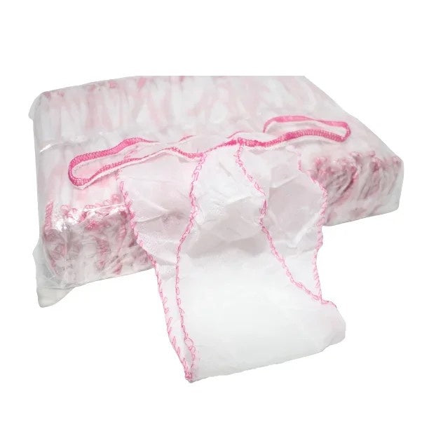 Bikini femei de unica folosinta, albi - set 100 de buc