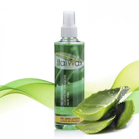 Loțiune Pre-Epilare cu Aloe Italwax 250 ml – Pregătirea Perfectă pentru o Epilare Profesională