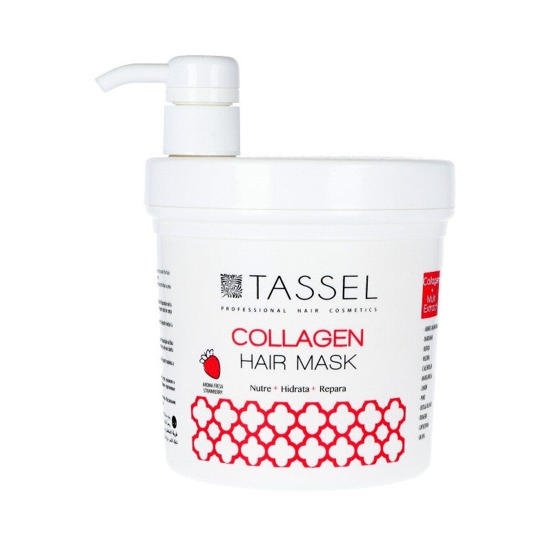Masca de par hidratanta Tassel Collagen CAPSUNE, par degradat si uscat 1000 ml