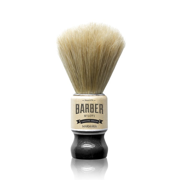 Pamatuf profesional din lemn pentru barbierit. Marmara Barber Shaving Brush 1071