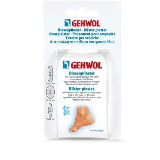 Plasture pentru flictene Gehwol, protejeaza veziculele pline cu lichid - 6 buc