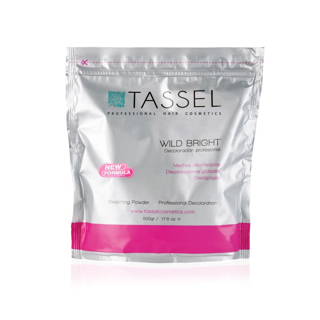 Pudra decoloranta anti-ingalbenire par Tassel Wild Bright, cu pigment albastru - 500 gr