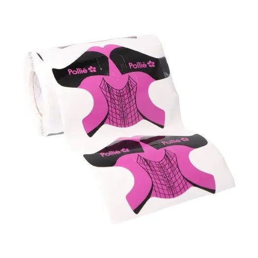 Sabloane pentru alungirea unghiilor Pollie - set 100 buc