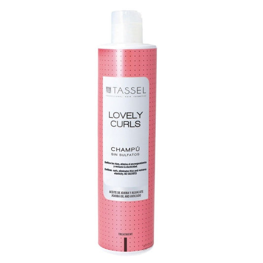 Sampon de par fara sulfati Lovely Curls Tassel, cu ulei de jojoba, pentru definirea buclelor 500 ml