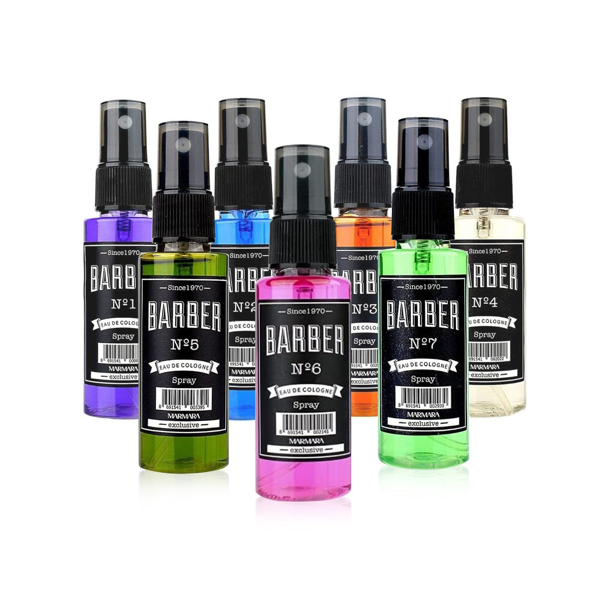 Set cadou aftershave / apă de colonie Marmara Barber, pachet 7 produse.