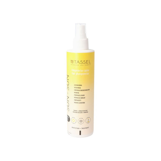 Spray cu protectie solara (UV) Tassel, ce hidrateaza, hraneste si descurca parul, fara parabeni sau sulfati 250 ml