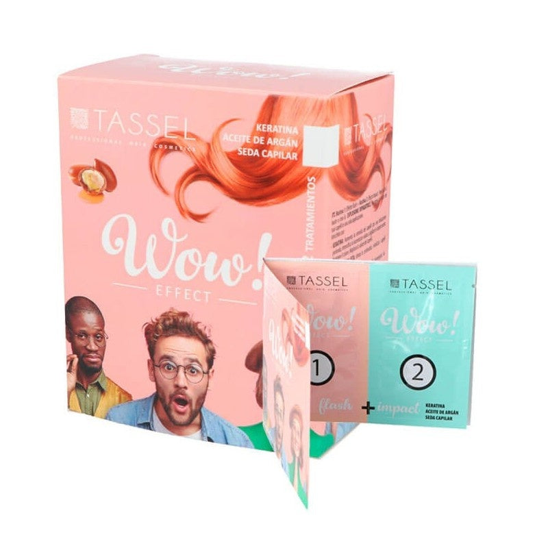 Tratament de Restructurare WOW Tassel 2x15 ml – Puterea Keratinei, Arganului și Mătăsii