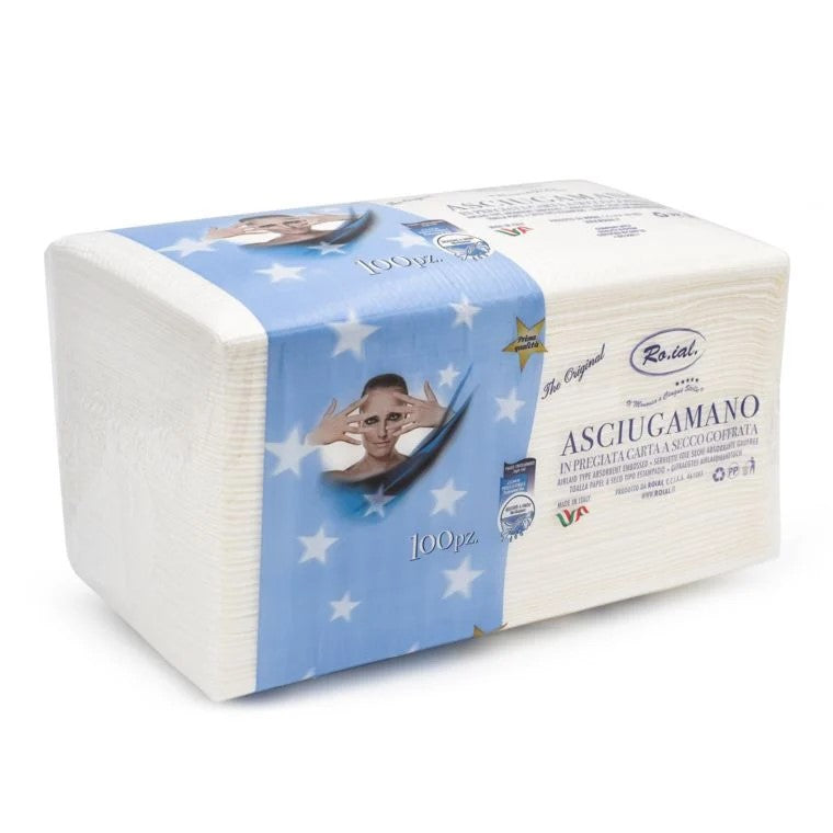 Prosoape biodegradabile Roial din hârtie groasă, 70x40 cm (100 buc/set)