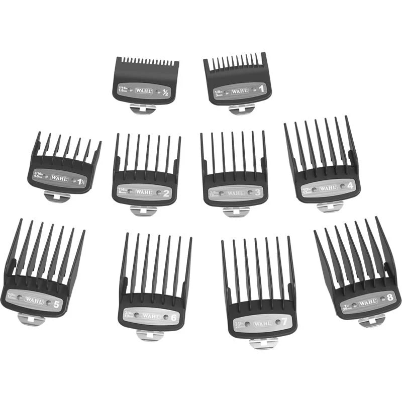 Set Gratare / Inalatatoare Wahl Premium originale pentru masini de tuns 10buc 1.5-25mm