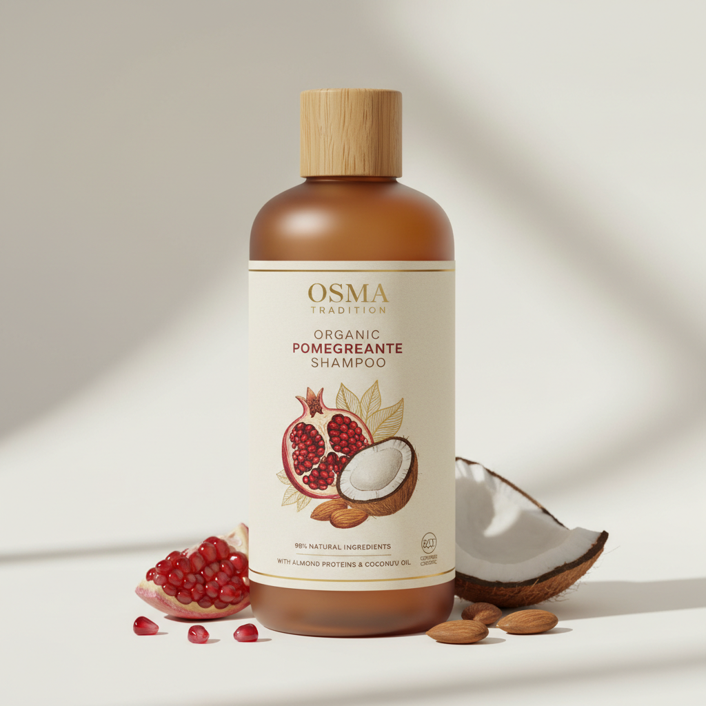 Sampon organic cu rodie Osma Tradition, pentru par normal - 200 ml