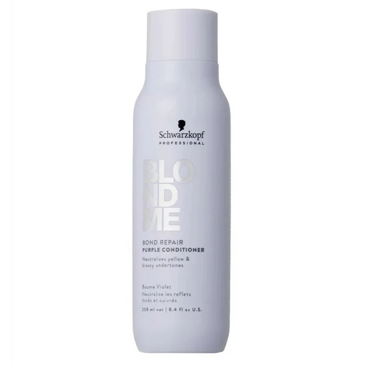 Balsam Purple Schwarzkopf BLONDME Bond Repair - Neutralizare Galben si Reparare Par Blond Decolorat 250ml