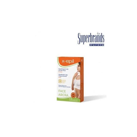 Benzi Depilatoare Hipoalergenice X-Epil pentru Față – 12 buc