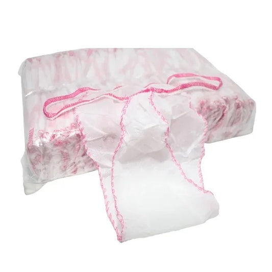 Bikini femei de unica folosinta, albi - set 100 de buc