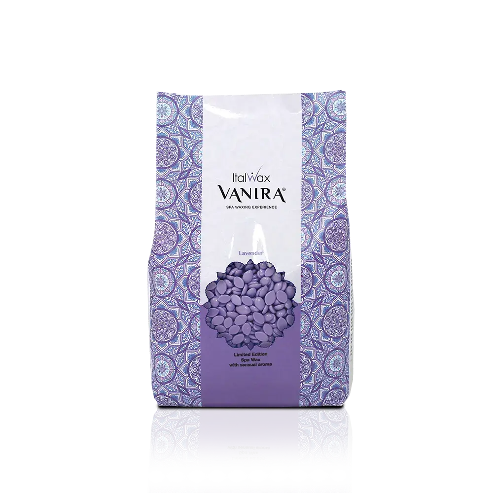 Ceară Epilat Film în Perle Vanira Lavanda Italwax – 1kg Profesional cu Extract de Vanilie și Lavandă
