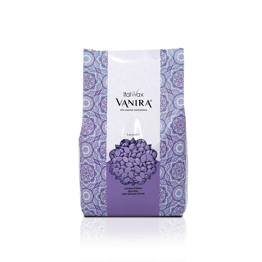 Ceară Epilat Film în Perle Vanira Lavanda Italwax – 1kg Profesional cu Extract de Vanilie și Lavandă
