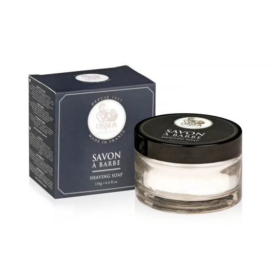 Pachet săpun și bol de bărbierit pentru bărbierit exclusivist de la Osma. Cu ulei de cocos și unt de shea – 130 g