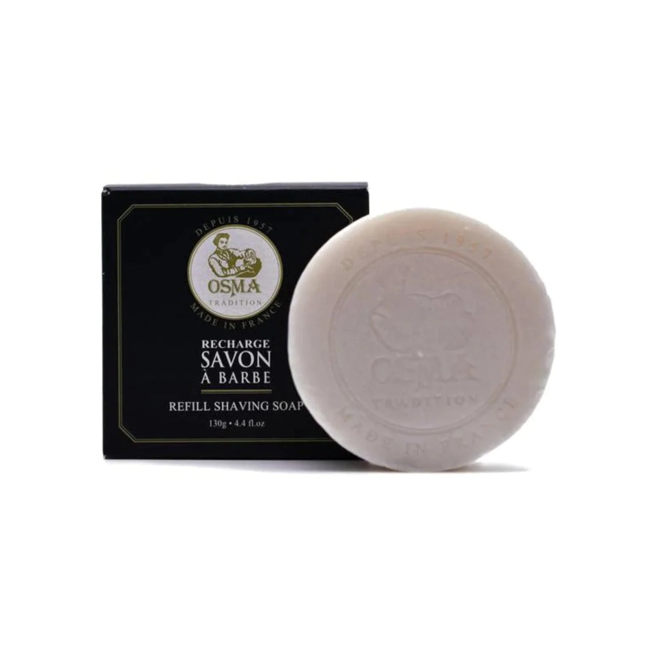 Rezerva sapun pentru barbierit exclusivist de la Osma. Cu ulei de cocos si unt de shea - 130 g